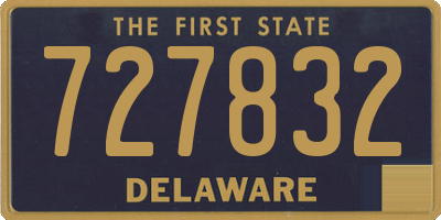 DE license plate 727832