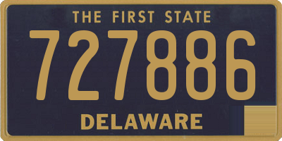 DE license plate 727886