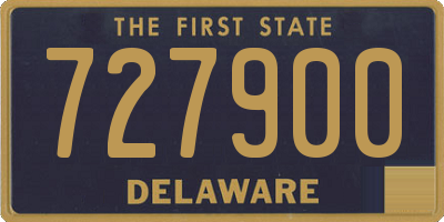DE license plate 727900