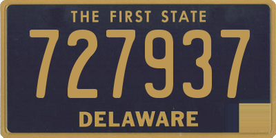 DE license plate 727937
