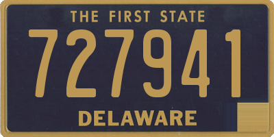 DE license plate 727941