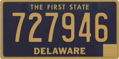 DE license plate 727946