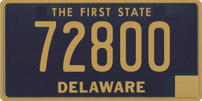 DE license plate 72800
