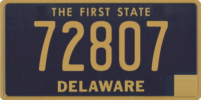 DE license plate 72807