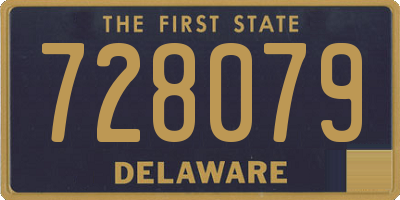 DE license plate 728079