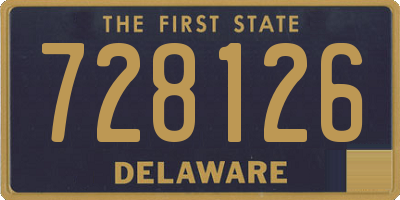 DE license plate 728126