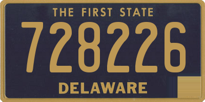 DE license plate 728226