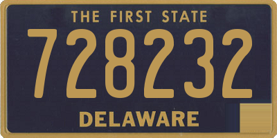 DE license plate 728232