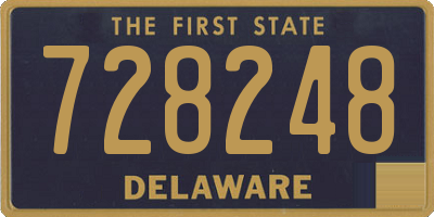 DE license plate 728248
