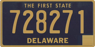 DE license plate 728271