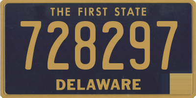 DE license plate 728297
