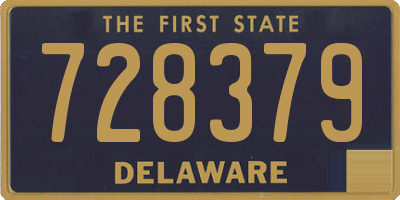DE license plate 728379