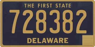 DE license plate 728382