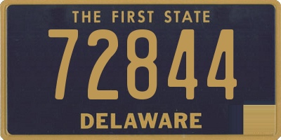 DE license plate 72844