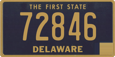 DE license plate 72846