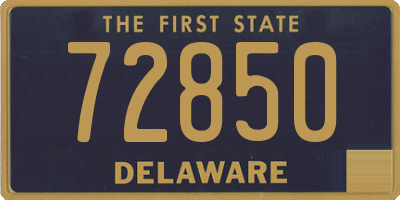 DE license plate 72850