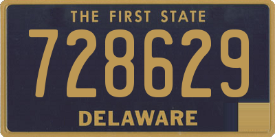 DE license plate 728629