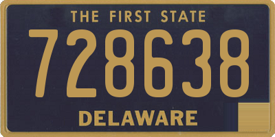 DE license plate 728638