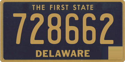 DE license plate 728662