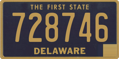 DE license plate 728746