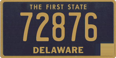 DE license plate 72876