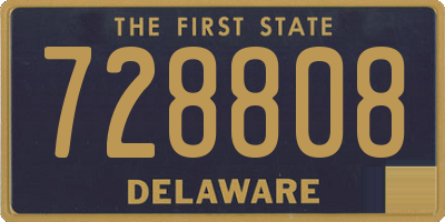 DE license plate 728808