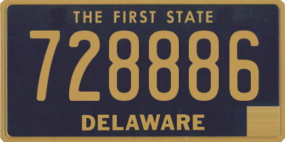 DE license plate 728886