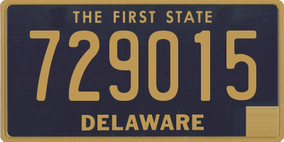 DE license plate 729015