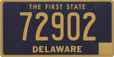 DE license plate 72902