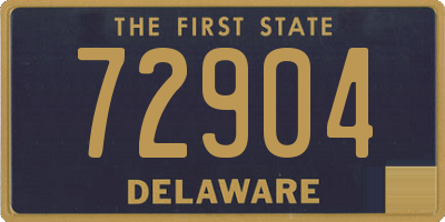 DE license plate 72904