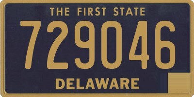 DE license plate 729046