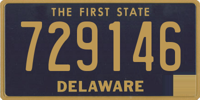 DE license plate 729146