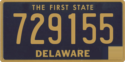 DE license plate 729155