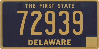 DE license plate 72939