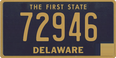 DE license plate 72946