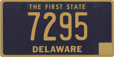 DE license plate 7295