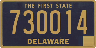 DE license plate 730014