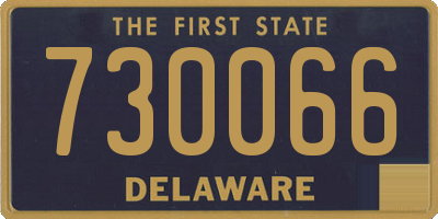 DE license plate 730066