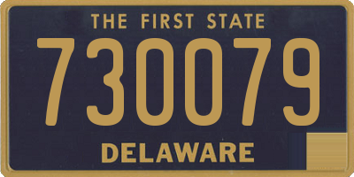 DE license plate 730079