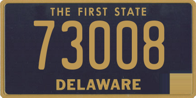 DE license plate 73008