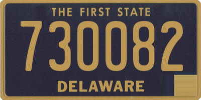 DE license plate 730082