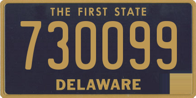 DE license plate 730099
