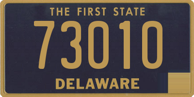 DE license plate 73010