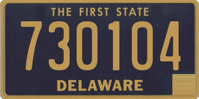 DE license plate 730104
