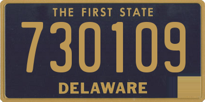DE license plate 730109