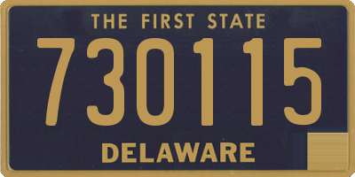 DE license plate 730115