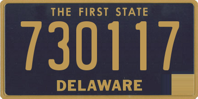 DE license plate 730117