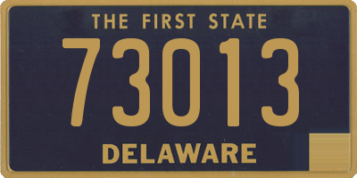 DE license plate 73013