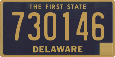 DE license plate 730146