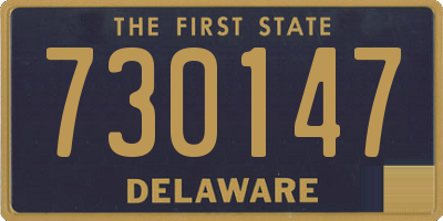 DE license plate 730147